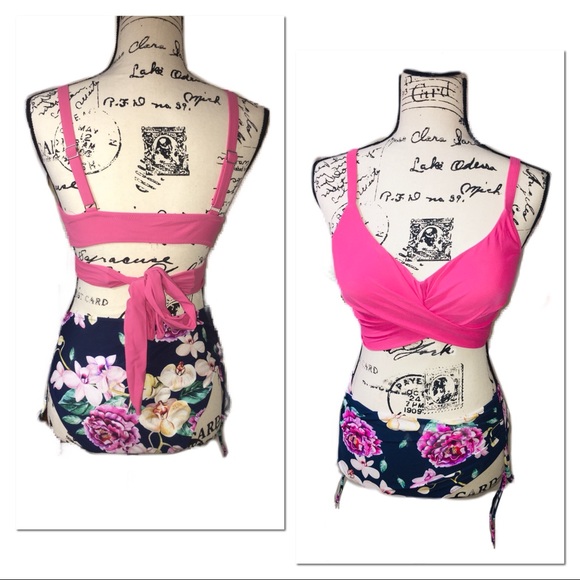 •LAST 1!•CUPSHE | NWT | Strappy Floral Bikini - Picture 4 of 8